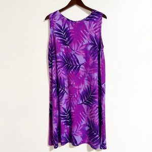 Hibiscus Collection Tropical Hawaiian Shift Tank Dress